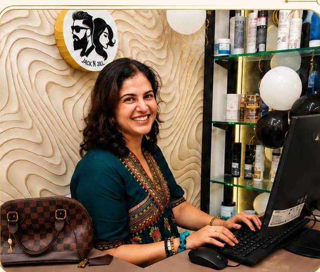 Nazneen Pastakia, Co-Owner of Jack N Jill Unisex Salon