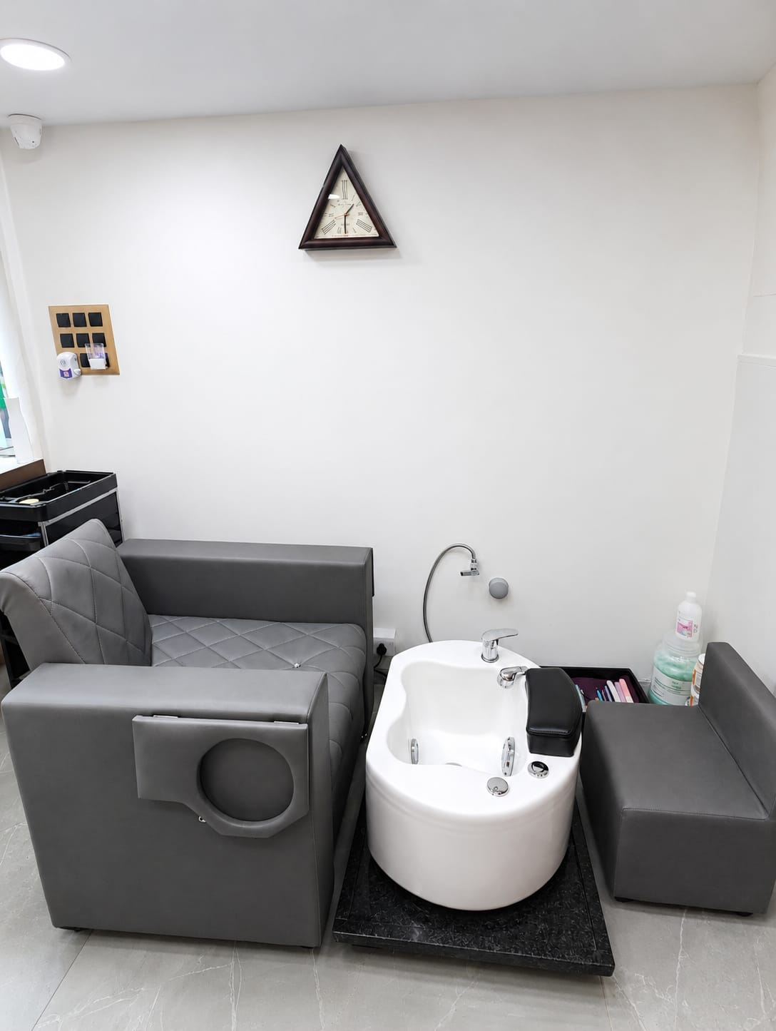 Dedicated pedicure setup at Jack N Jill