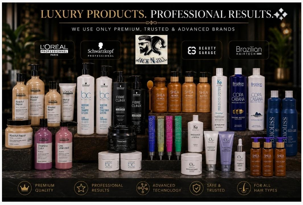Premium pedicure products used at Jack N Jill